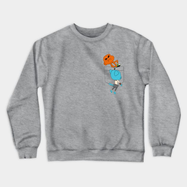 Help in Hand Crewneck Sweatshirt by Garnet26